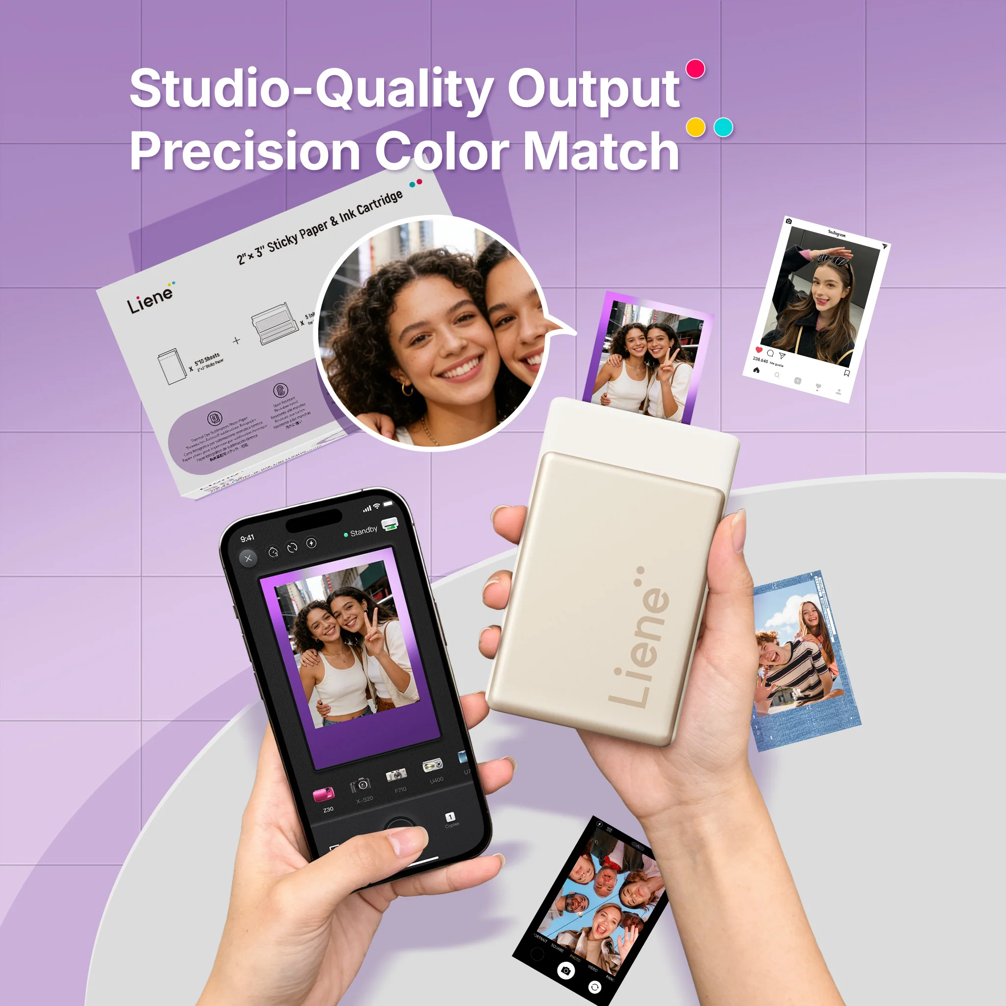 Pearl N200 Pro 2x3" Dye-Sublimation Photo Paper 50 Sheets - Image 5