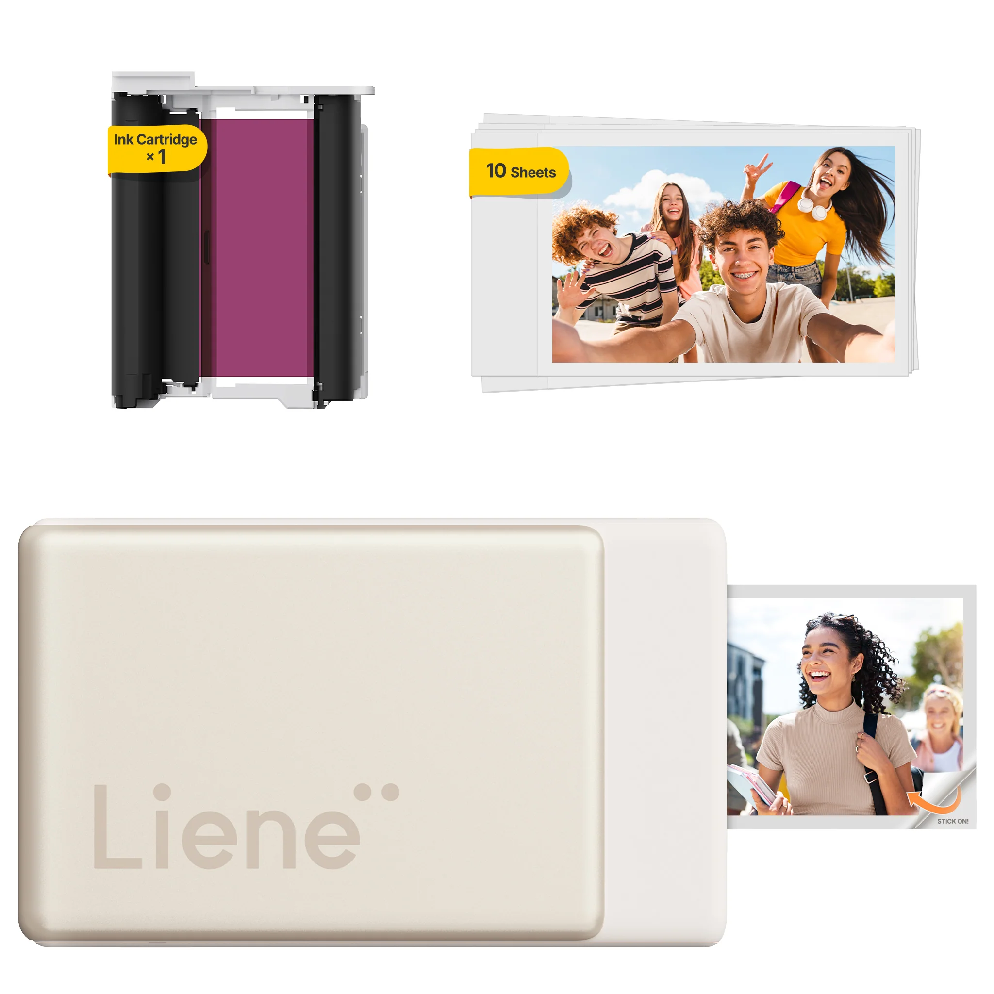 Pearl N200 Pro Portable Photo Printer - Gold - Image 10