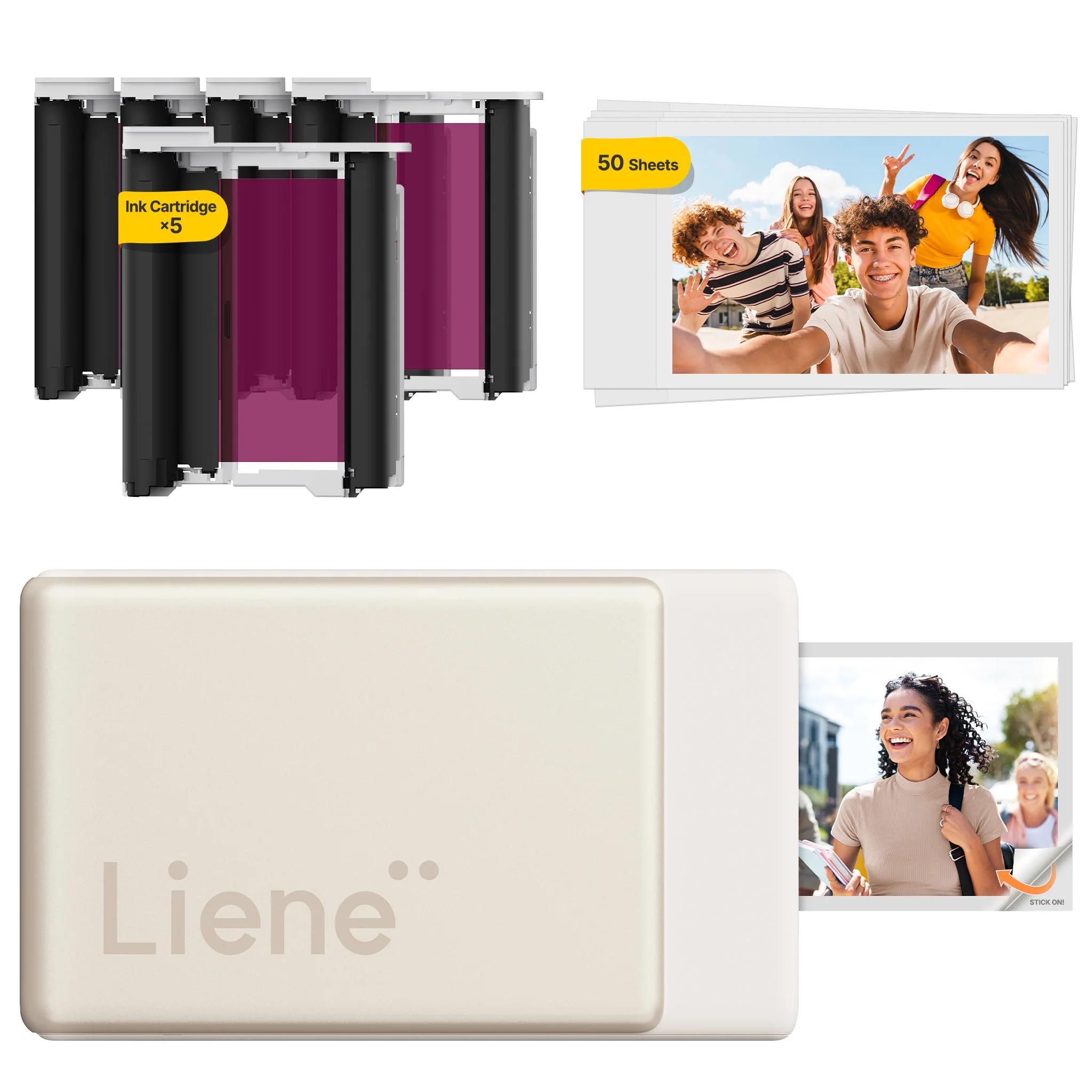 Pearl N200 Pro Portable Photo Printer - Gold - Image 11
