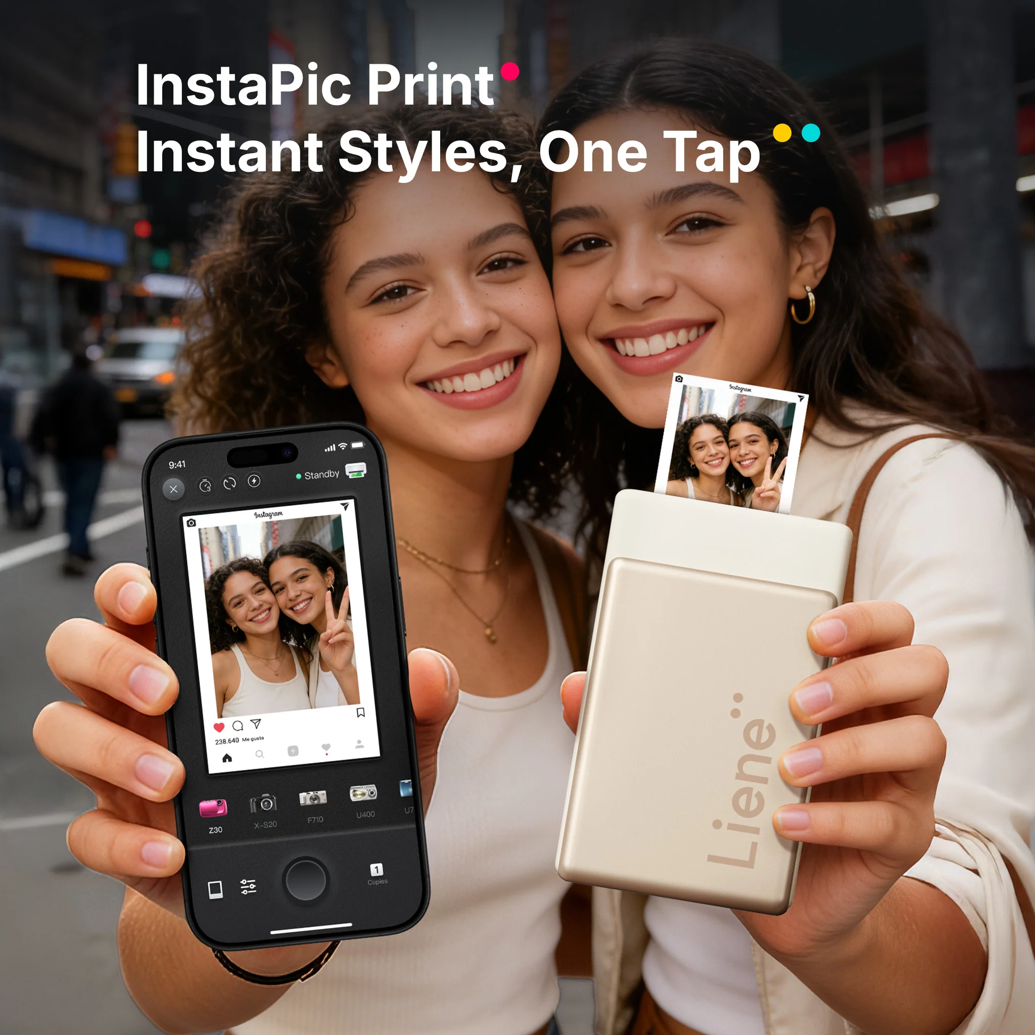 Pearl N200 Pro Portable Photo Printer - Gold - Image 3