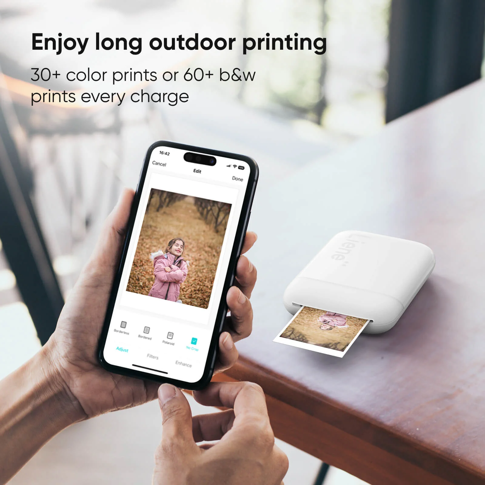 Pearl K100 2x3" Portable Photo Printer - White (50 Zink Photo Papers) - Image 6
